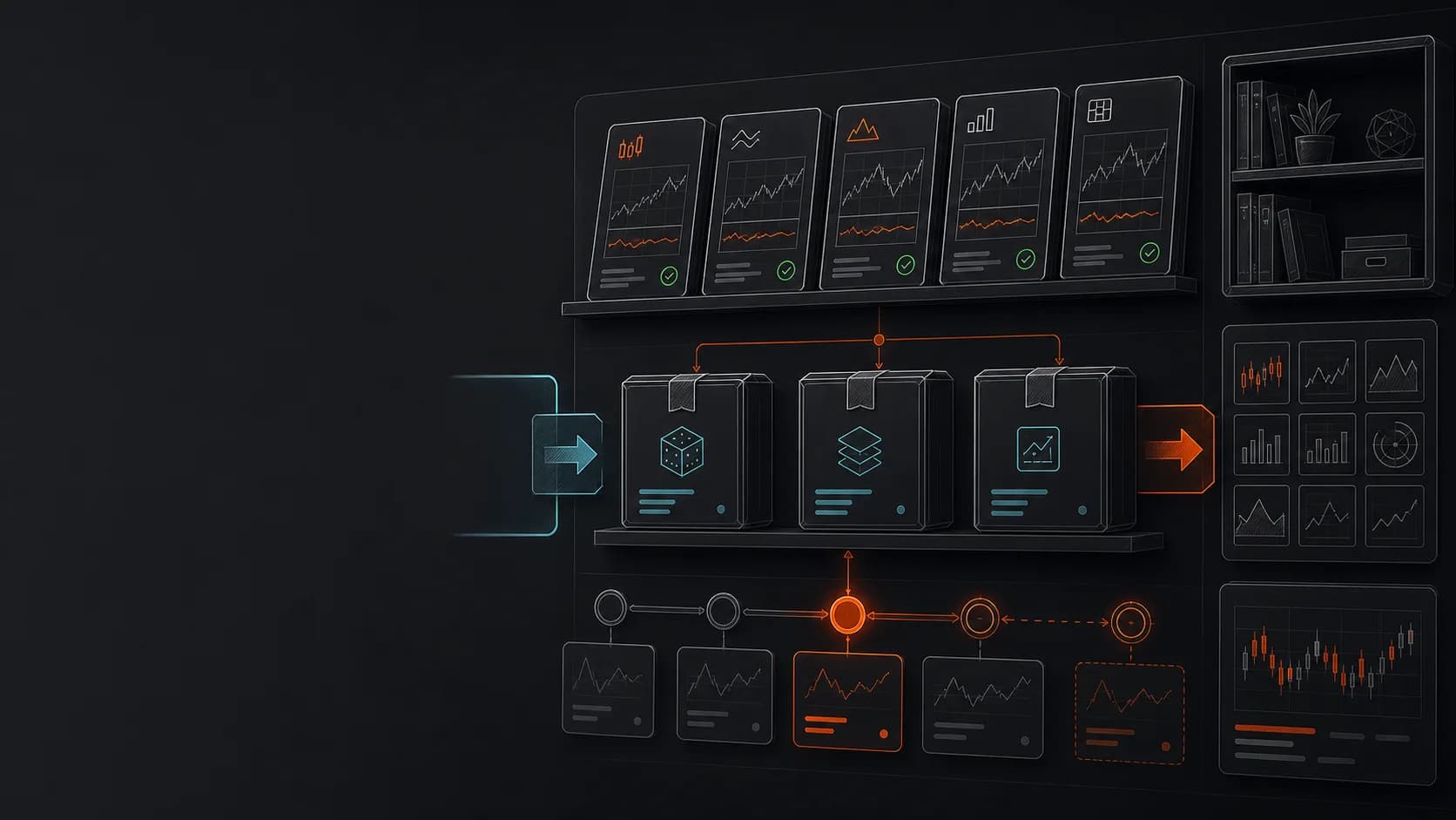 Template assets and version flow illustration